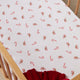 Candy Cane Organic Fitted Cot Sheet - Thumbnail 2