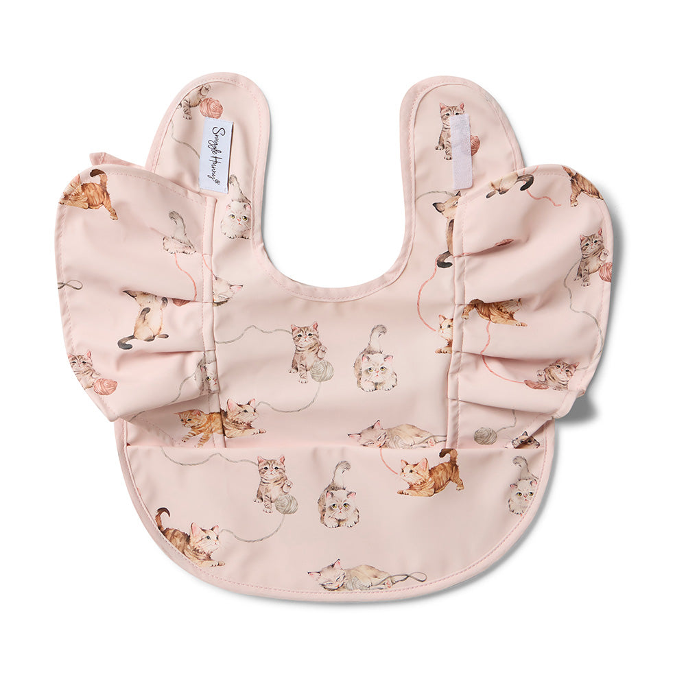 Kittens Frill Snuggle Bib - View 2