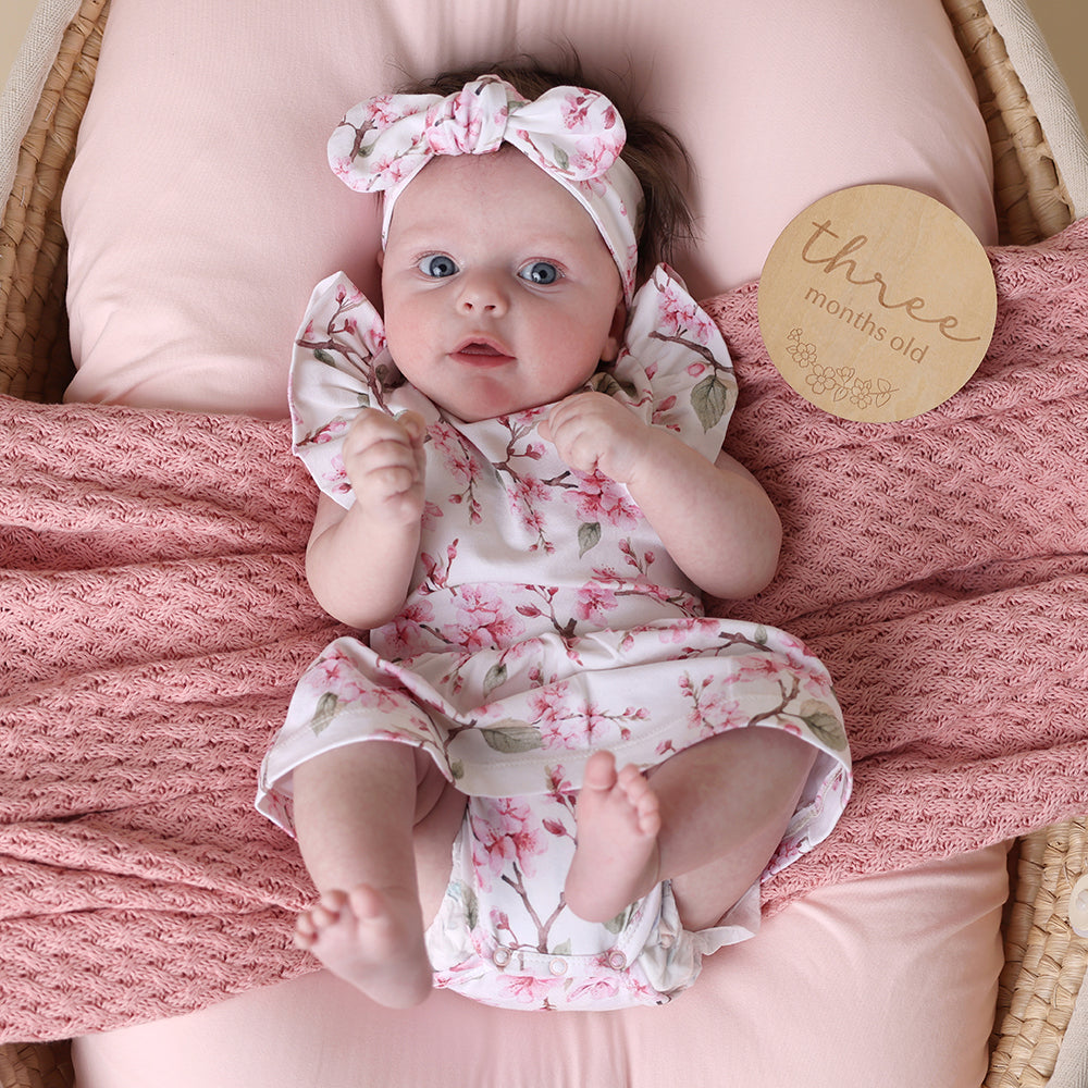 Cherry Blossom Short Sleeve Organic Dress - View 8