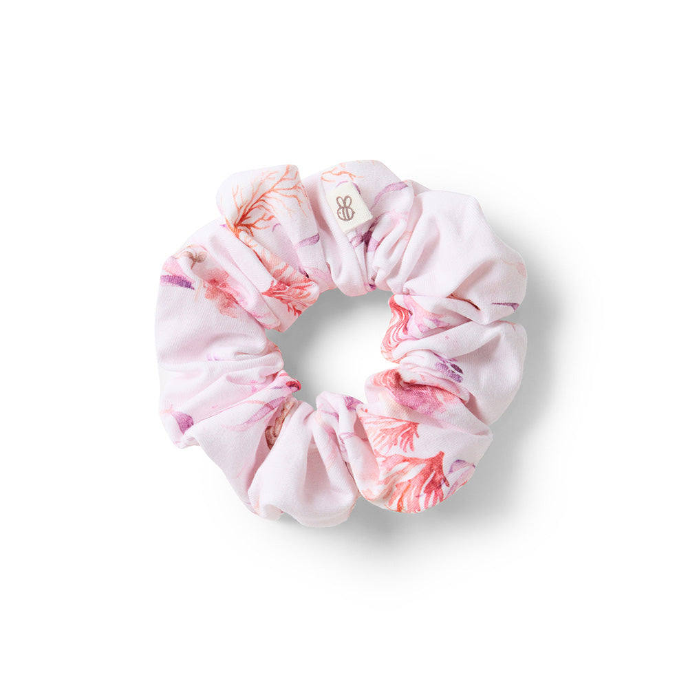 Coral Organic Scrunchie - View 2