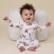 Diggers & Tractors Organic Snugglesuit Convertible Romper - Thumbnail 1