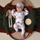 Diggers & Tractors Organic Snugglesuit Convertible Romper - Thumbnail 6