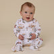 Diggers & Tractors Organic Snuggle Sleepsuit Zip Footie - Thumbnail 5