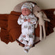 Diggers & Tractors Organic Snuggle Sleepsuit Zip Footie - Thumbnail 1