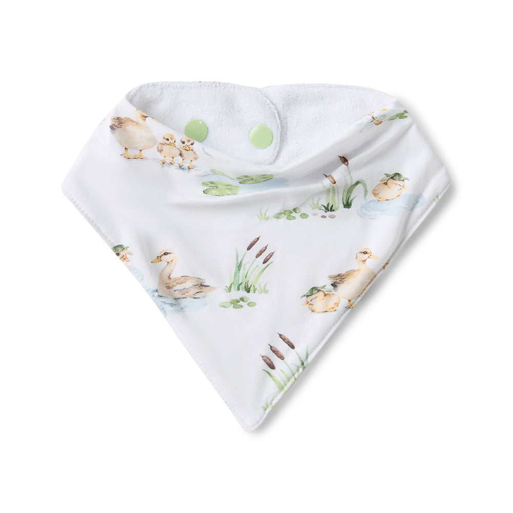 Snuggle Special - Duck Pond Organic Dribble Bib - View 1