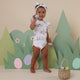 Easter Bunnies Short Sleeve Organic Bodysuit with Frill - Thumbnail 9