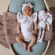 Easter Bunnies Short Sleeve Organic Bodysuit with Frill - Thumbnail 1