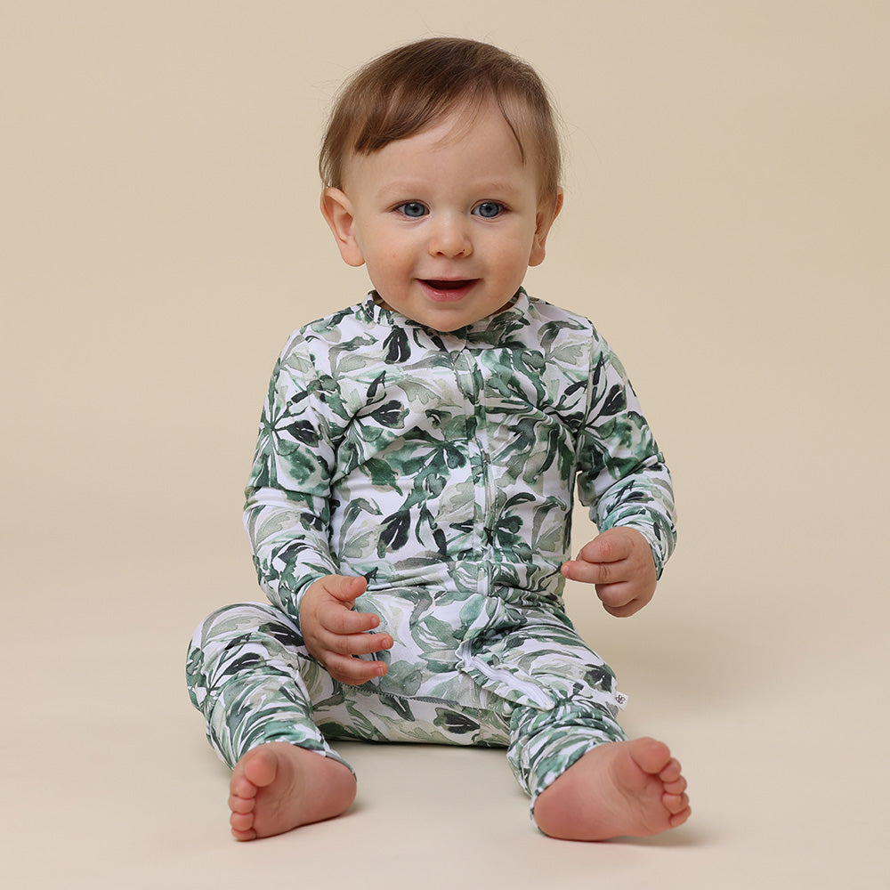 Evergreen Organic Snugglesuit Convertible Romper - View 5