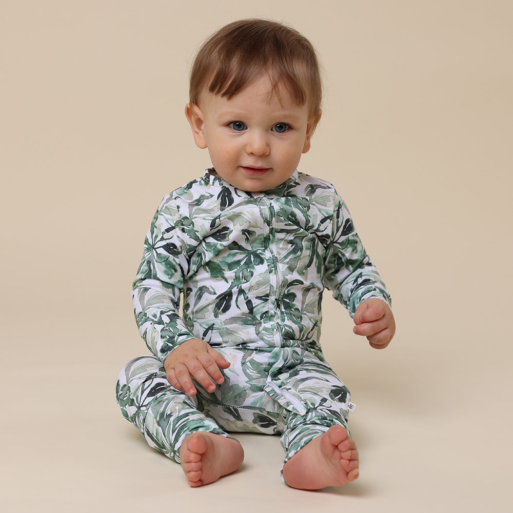 Evergreen Organic Snugglesuit Convertible Romper - View 7