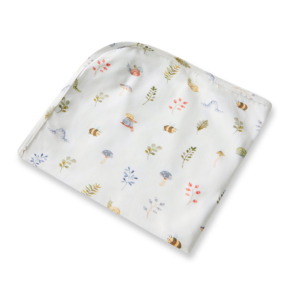 Garden Friends Organic Jersey Wrap & Beanie Set - View 5