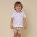 Toddler wearing Garden Friends Organic T-Shirt | Snuggle Hunny