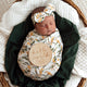 Golden Wattle Organic Snuggle Swaddle & Topknot Set - Thumbnail 4