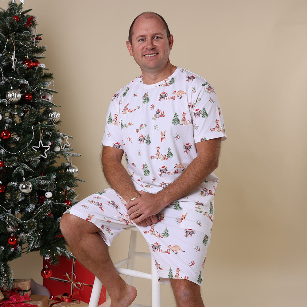 Kangas & Koalas Organic Mens PJ Set - View 1