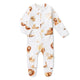 Lion Organic Snuggle Sleepsuit Zip Footie - Thumbnail 2