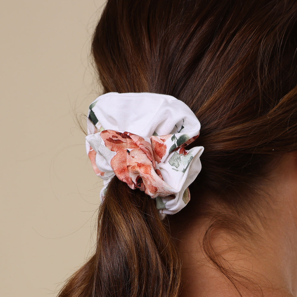 Rosebud Organic Scrunchie - View 1