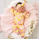 Sofia Organic Snugglesuit Convertible Romper with Frill - Thumbnail 6
