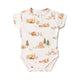 Bears Short Sleeve Organic Bodysuit - Thumbnail 2
