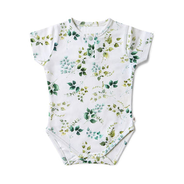 Eden Short Sleeve Organic Bodysuit | Snuggle Hunny
