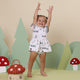 Trains Short Sleeve Organic Dress - Thumbnail 5