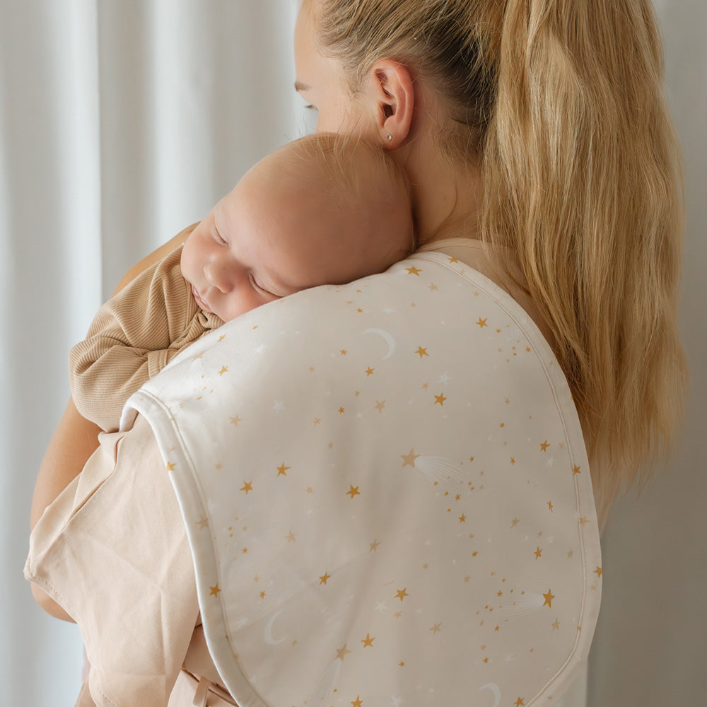 Stardust Organic Cotton Burp Cloth - View 3