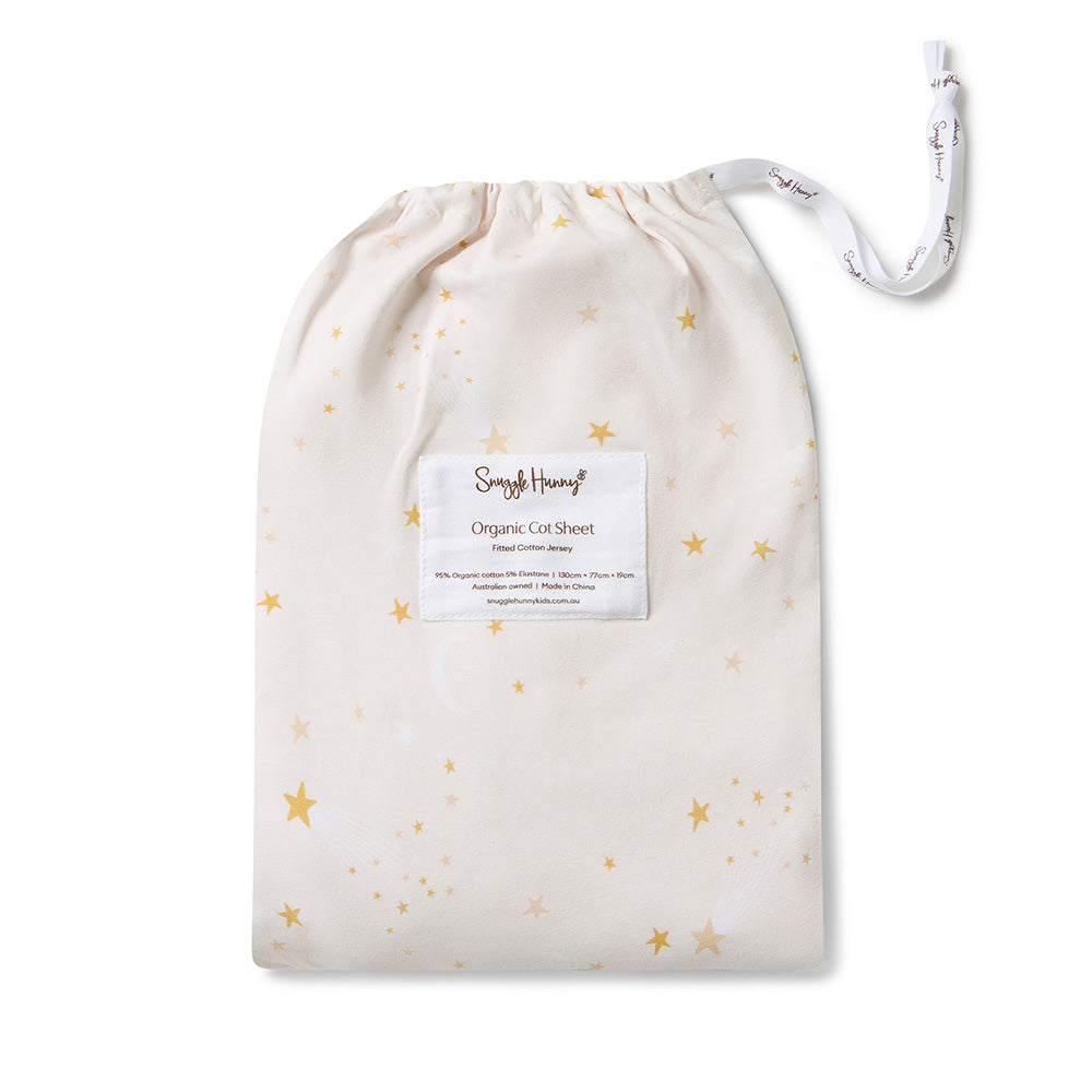 Stardust Organic Fitted Cot Sheet - View 8