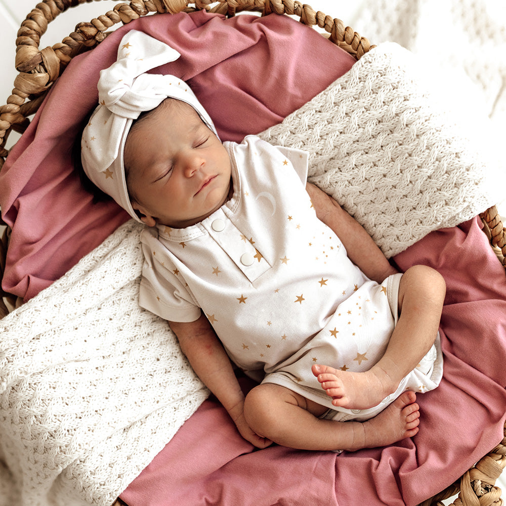 Stardust Short Sleeve Organic Bodysuit - View 11