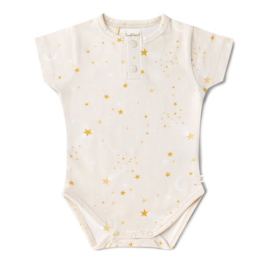 Stardust Short Sleeve Organic Bodysuit | Snuggle Hunny