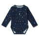 Starry Night Long Sleeve Organic Bodysuit - Thumbnail 2