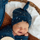 Starry Night Organic Knotted Beanie - Thumbnail 3