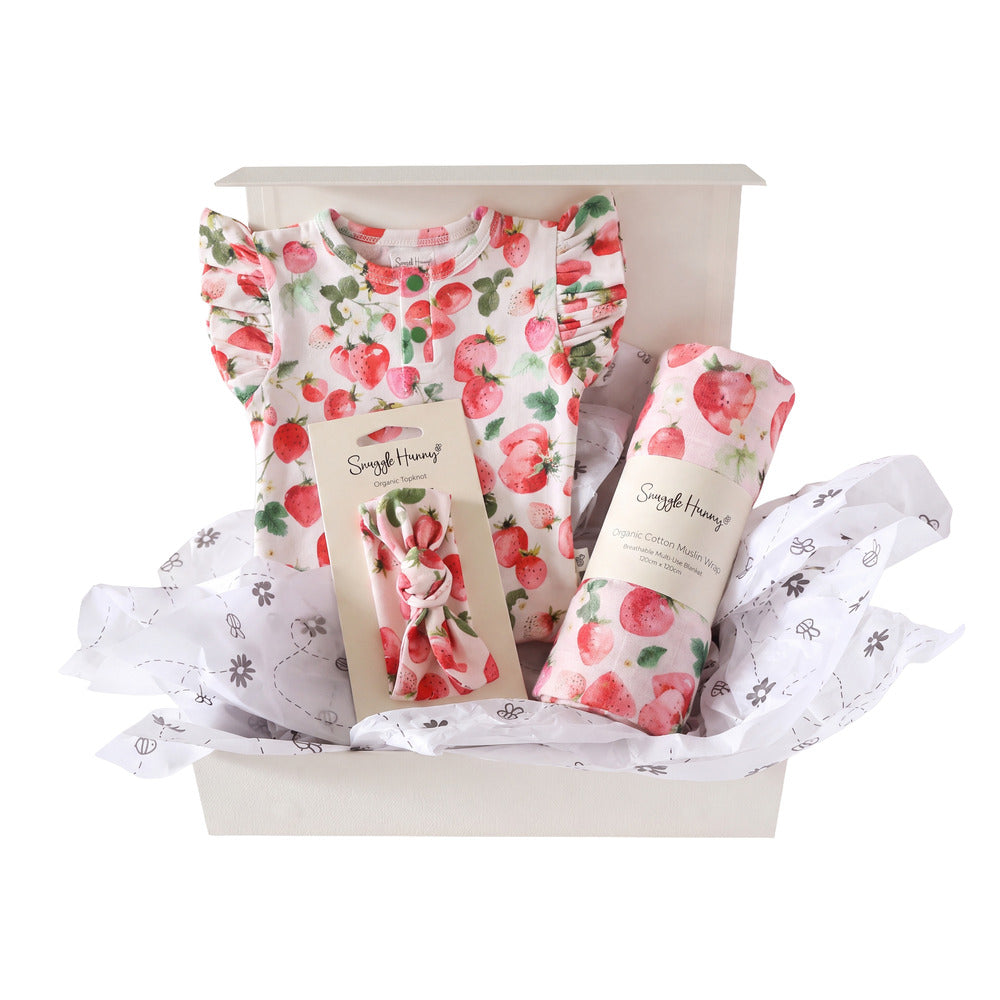 Classic Newborn Gift Hamper - Strawberry - View 1