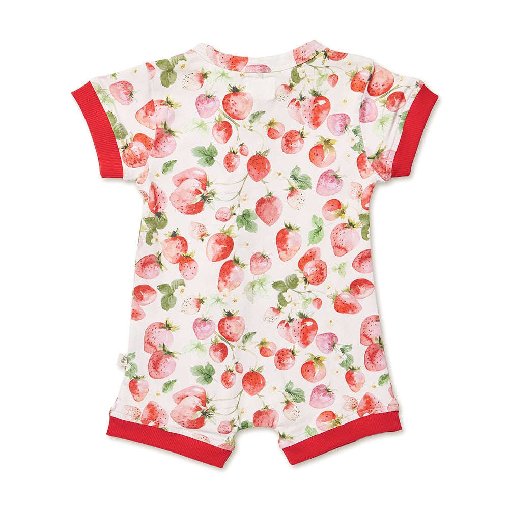 Strawberry Organic Snuggle Shortie - View 6