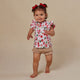 Strawberry Organic Short Sleeve Top with Frill - Thumbnail 4