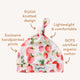 Strawberry Organic Knotted Beanie - Thumbnail 4