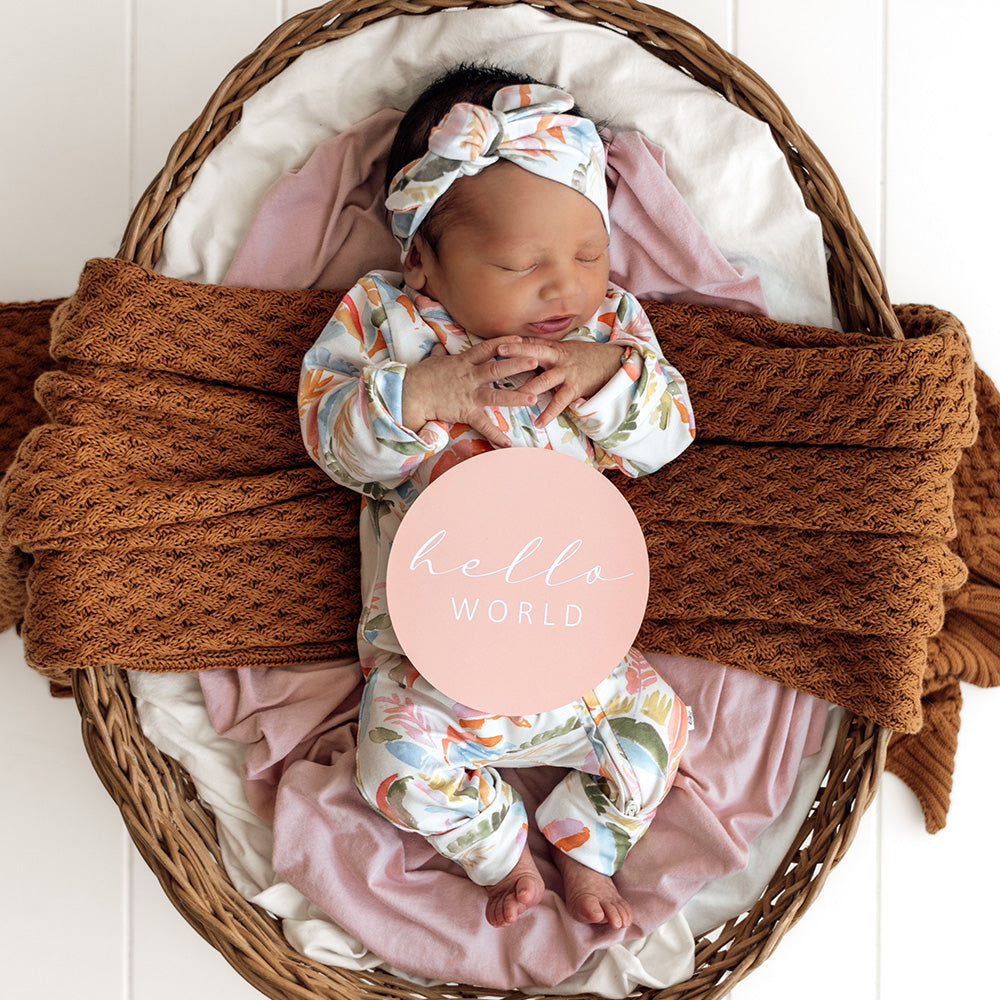 Summer Palm & Peach Reversible Milestone Cards - View 6