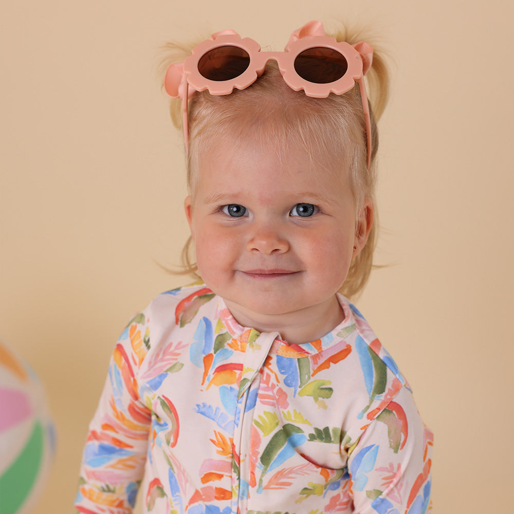 Summer Palm Organic Snugglesuit Convertible Romper - View 14