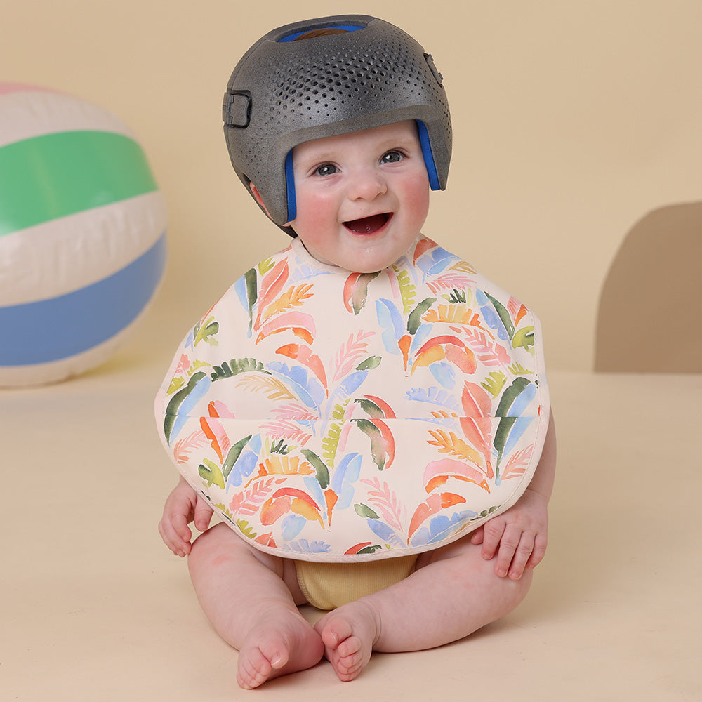 Summer Palm Snuggle Bib - View 3