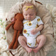 Sunflower Short Sleeve Organic Kimono Bodysuit - Thumbnail 11