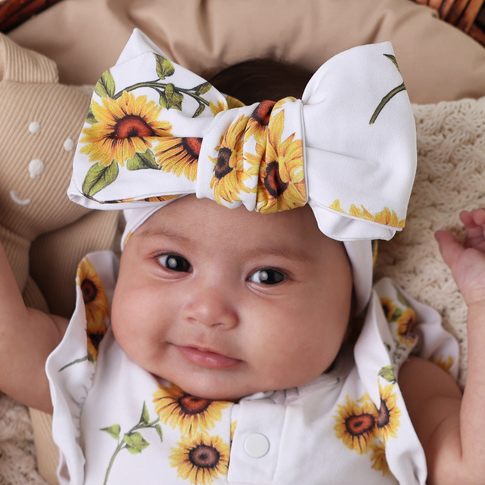 Sunflower Organic Oversized Bow - View 3