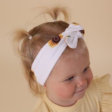 Sunflower Organic Topknot | Snuggle Hunny