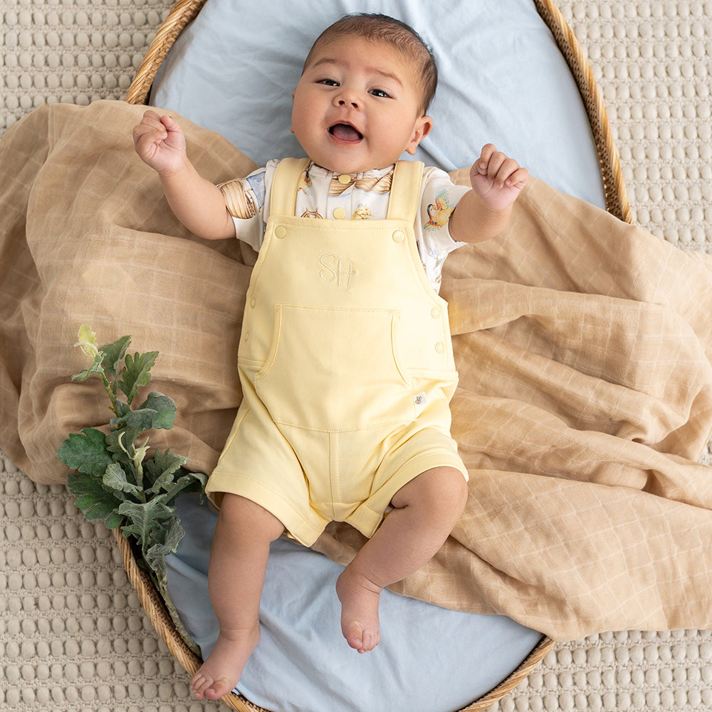 Sunlight Organic Joey Overall Shorts - View 11