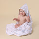 Sweet Swallows Organic Hooded Baby Towel - Thumbnail 3