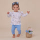Sweet Swallows Organic Long Sleeve Top with Frill - Thumbnail 8