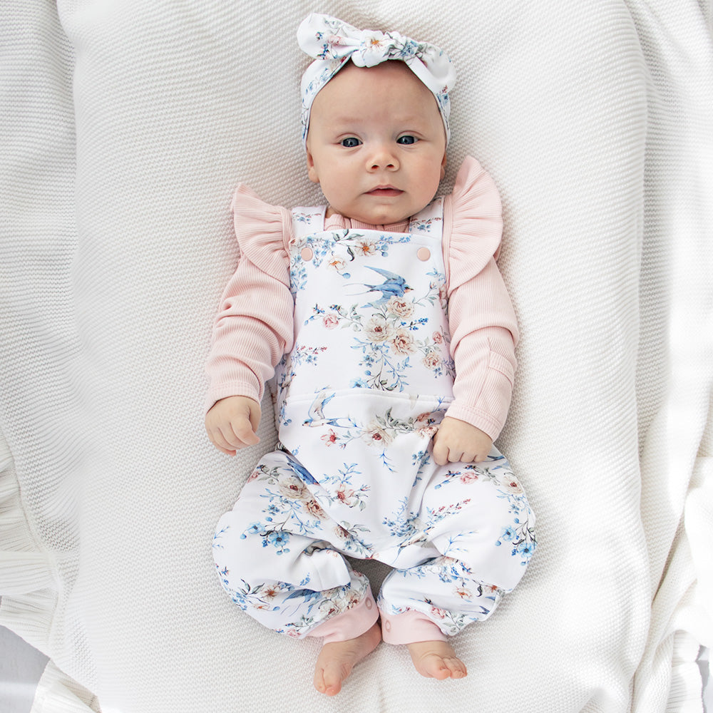 Sweet Swallows Organic Snuggle Overalls - View 9