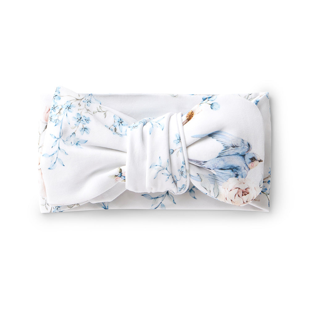 Sweet Swallows Organic Oversized Bow - View 2