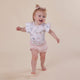 Sweet Swallows Short Sleeve Organic Bodysuit with Frill - Thumbnail 5
