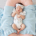 Sweet Swallows Short Sleeve Organic Bodysuit with Frill | Snuggle Hunny