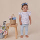 Sweet Swallows Organic Short Sleeve Top with Frill - Thumbnail 13