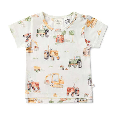 T-Shirts - Diggers & Tractors Organic T-Shirt