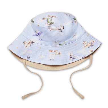 Taking Flight Reversible Cotton Bucket Hat | Snuggle Hunny