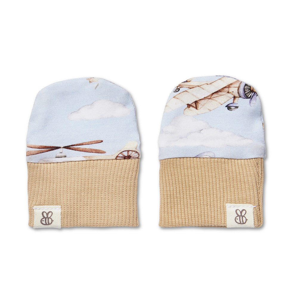 Taking Flight Organic Cotton Mittens - View 1